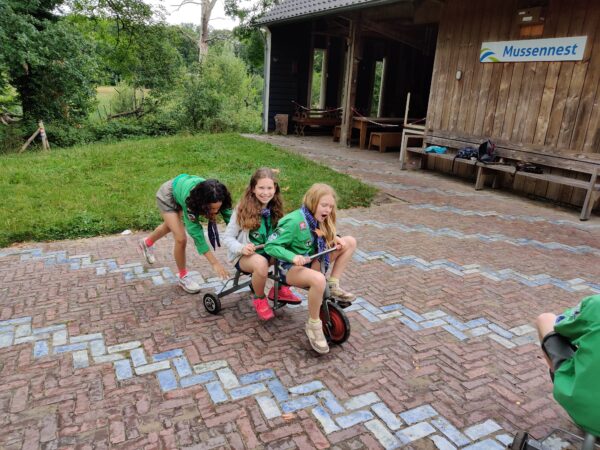 een ritje op de tandem
