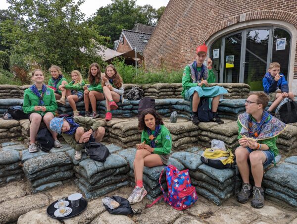 lunchen bij het bezoekerscentrum